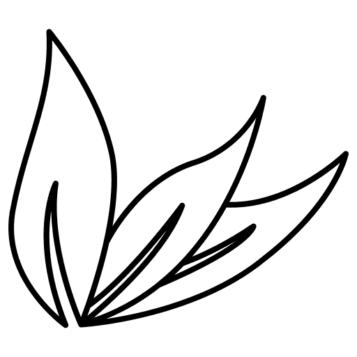 Scientific Molecules Botanical Icon